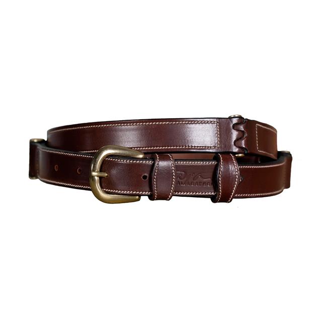 Ceinture Flat Leather Dy'on Marron