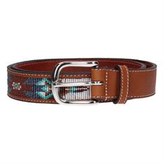 Ceinture Pearl Penélope Marron moyen- bleu