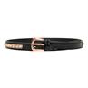 Ceinture Rosegold EJRosier Epplejeck Noir-doré