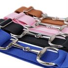 Ceinture élastique mors de cheval USG Bleu