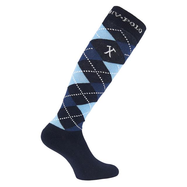 Chaussettes Argyle HV POLO Bleu foncé-bleu