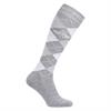 Chaussettes Argyle HV POLO Gris clair-blanc