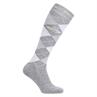 Chaussettes Argyle HV POLO Gris clair-blanc