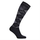 Chaussettes Argyle HV POLO Noir-gris clair