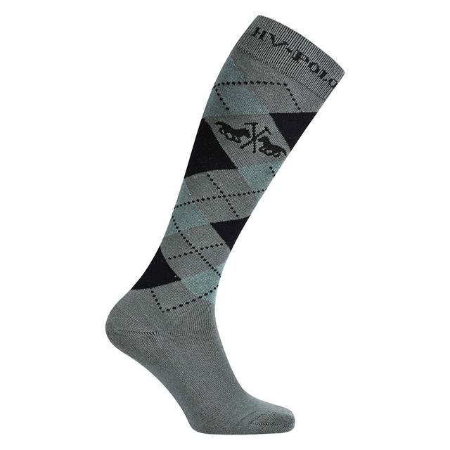 Chaussettes Argyle HV POLO Vert-noir