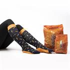 Chaussettes Carrot Epplejeck Bleu foncé-orange