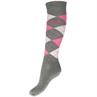 Chaussettes Check Stapp Horse Gris-rose