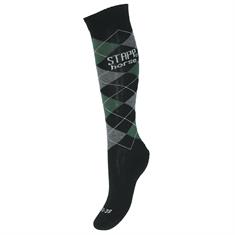 Chaussettes Check Stapp Horse Noir-vert