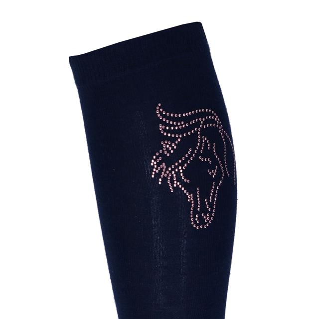 Chaussettes Crystal Red Horse  Bleu foncé