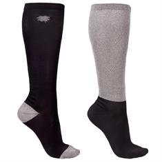 Chaussettes Gift Box 2-Pack QHP Noir-argenté