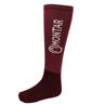 Chaussettes Logo Uni Montar Rouge foncé