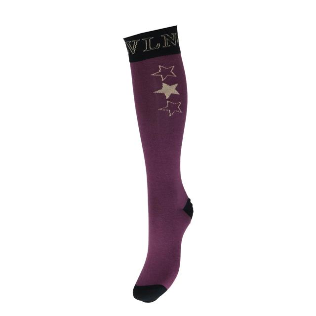 Chaussettes LVtory La Valencio  Mauve foncé