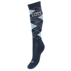 Chaussettes Ruit Lurex Stapp Horse Bleu foncé-bleu clair