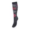 Chaussettes Ruit Stapp Horse Gris foncé-rose