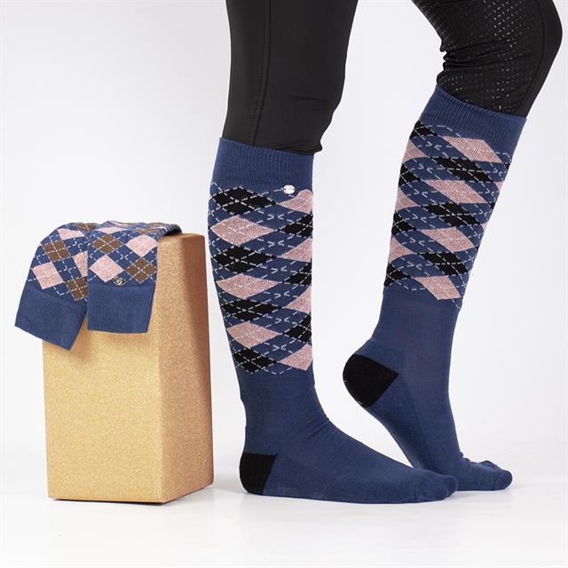 Chaussettes Square Lurex Epplejeck Bleu foncé-bleu clair