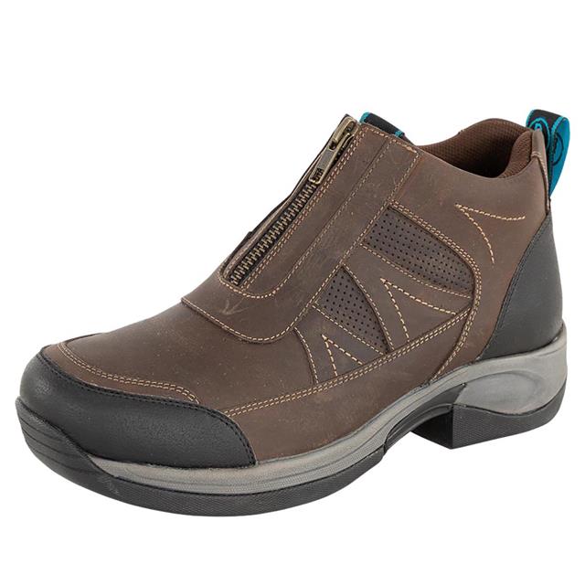 Chaussures d'écurie Cavan-Zip BR Marron