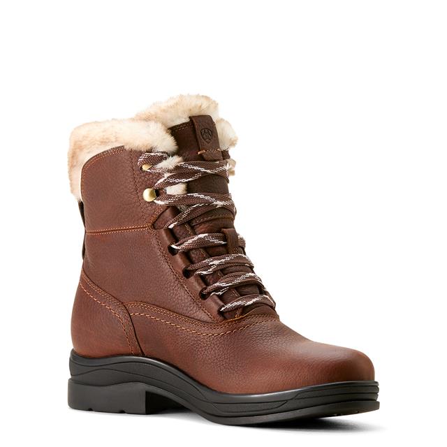Chaussures d'écurie Harper Sherpa Waterproof Ariat Marron foncé