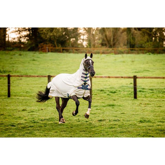 Chemise anti-eczéma Amigo Ripstop Hoody Horseware Blanc cassé