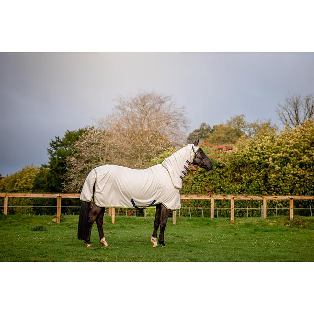 Chemise anti-eczéma Amigo Ripstop Hoody Horseware Blanc cassé