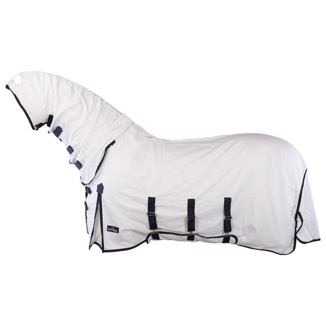 Chemise Anti-Eczéma Anti-Mouches Sweet Itch Full Neck Horsegear Blanc