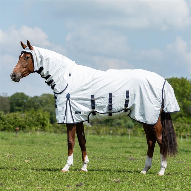 Chemise Anti-Eczéma Anti-Mouches Sweet Itch Full Neck HORSEGEAR Blanc