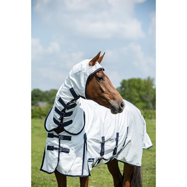 Chemise Anti-Eczéma Anti-Mouches Sweet Itch Full Neck HORSEGEAR Blanc