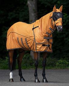 Chemise anti-mouches avec couvre-cou et masque Collection Combo QHP Jaune
