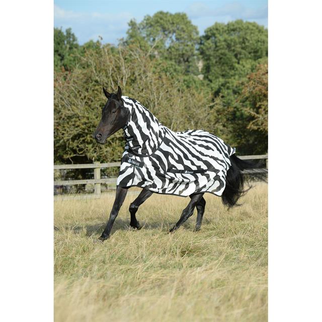 Chemise Anti-Mouches Buzz-Off Zebra Couvre-cou Bucas Zèbre