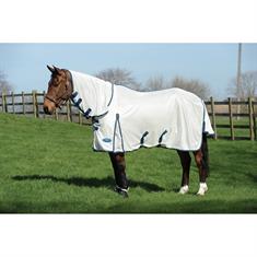 Chemise anti-mouches ComFiTec Airflow Combo WeatherBeeta Blanc-bleu