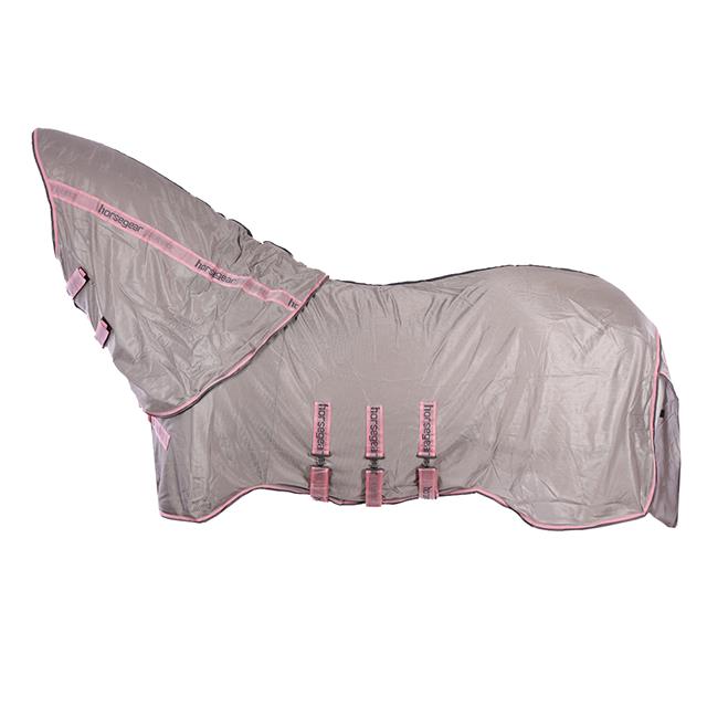 Chemise Anti-Mouches Protect HORSEGEAR Gris clair-rose