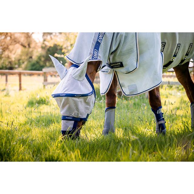 Chemise anti-mouches Rambo Protector Horseware Argenté-bleu