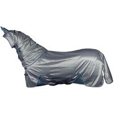 Chemise anti-mouches réfléchissante avec couvre-cou Harry's Horse Argenté-bleu
