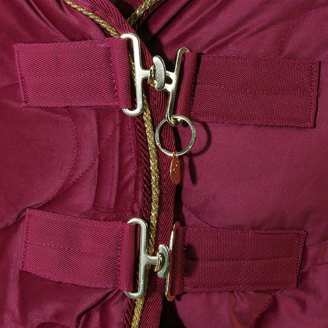 Chemise d'écurie Friesian Horse By 160g HORSEGEAR Rouge foncé