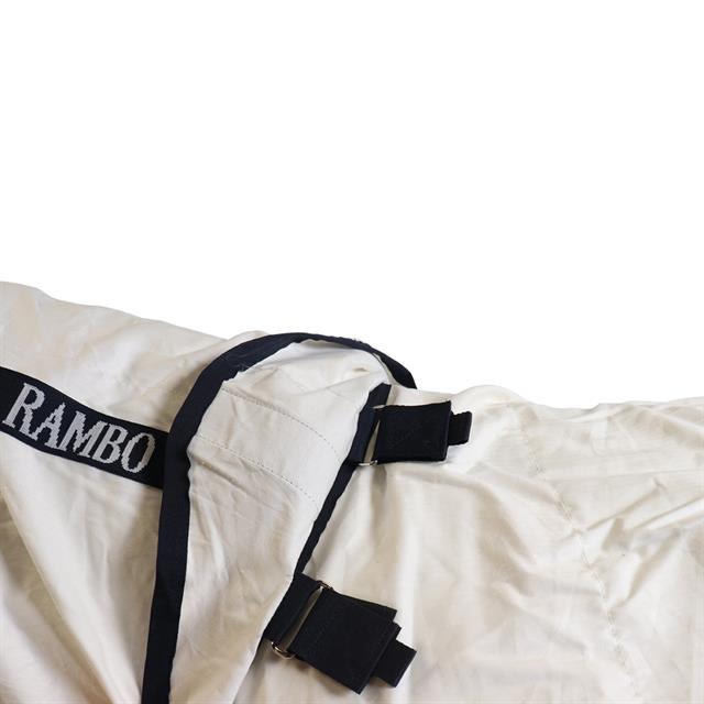 Chemise d'été Rambo Eco Natura Horseware Blanc-bleu foncé