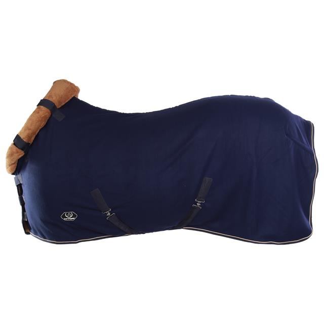 Chemise séchante avec couvre-cou rabattable Horsegear Bleu foncé