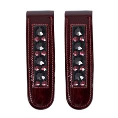 Clips Chianti pour bottes d'équitation QHP Rouge foncé