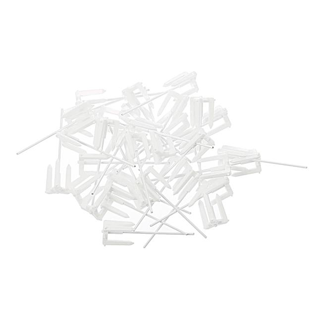 Clips pour pions Quick Knot Deluxe 35 clips Hes Tec Blanc