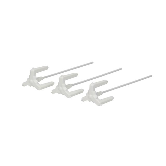 Clips pour pions Quick Knot XL Deluxe 35 clips Hes Tec Blanc