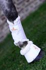 Cloches en mouton et cuir Kentucky Blanc