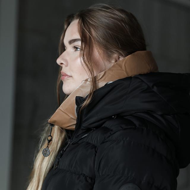 Col avec capuche QInari QUUR Bronze
