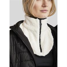 Col en Teddy Montar Blanc-noir