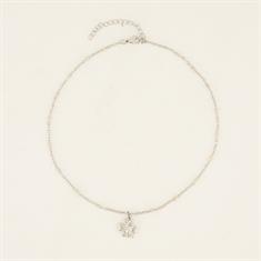Collier Clover PaardenpraatTV Argenté