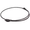 Collier D'Encolure Rigide Anka Noir