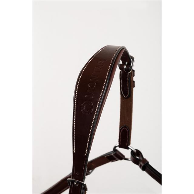 Collier de Chasse Avec Martingale Pappilon Montar Marron