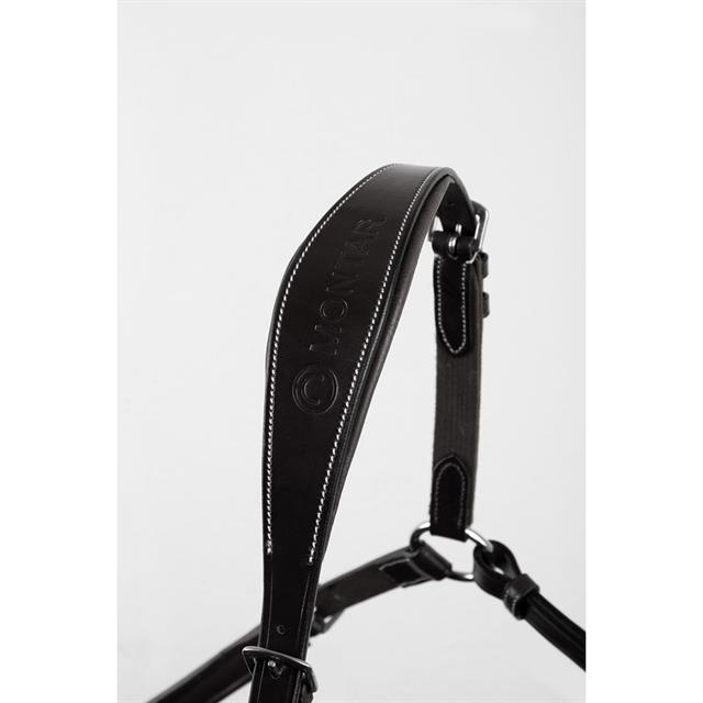 Collier de Chasse Avec Martingale Pappilon Montar Noir