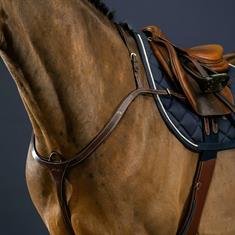 Collier de chasse long pont D Collection by Dy'on Marron