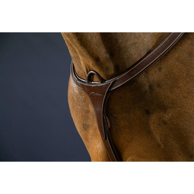 Collier de chasse long pont D Collection by Dy'on Marron
