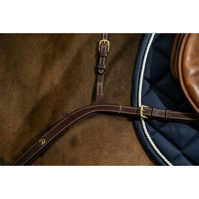 Collier de chasse long pont D Collection by Dy'on Marron