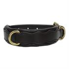 Collier pour chien en cuir HGWave HORSEGEAR Marron