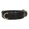 Collier pour chien en cuir HGWave HORSEGEAR Marron